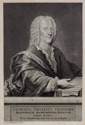 Porträt von Georg Philipp Telemann